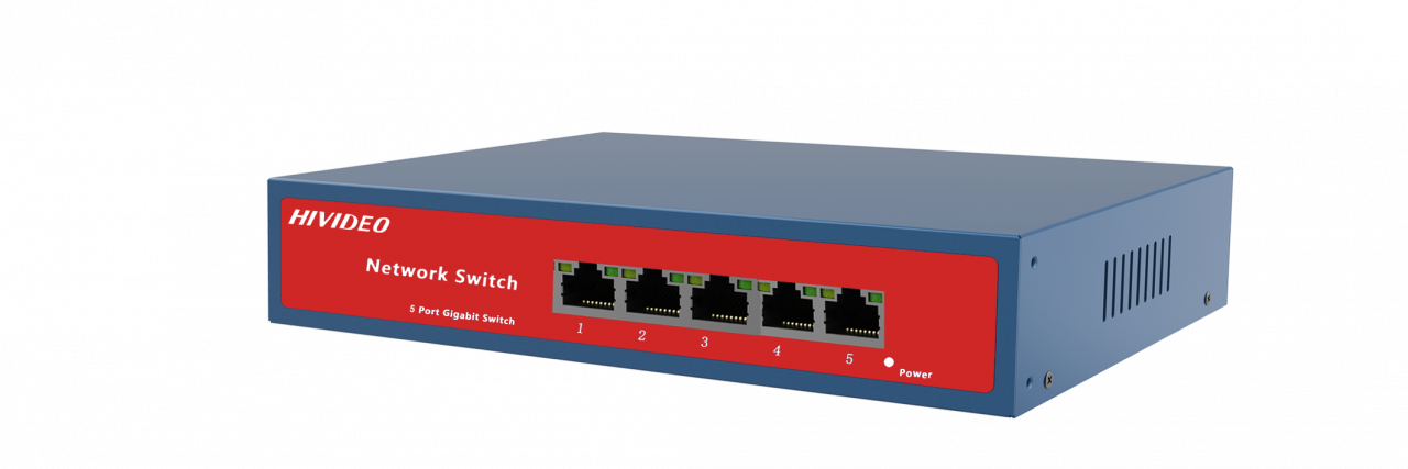 Коммутатор HIVIDEO HI-5PG ,  5-ти портовый 1000/100MB