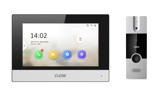 Комплект гибридного IP видеодомофона iFLOW F-VI-5342H
