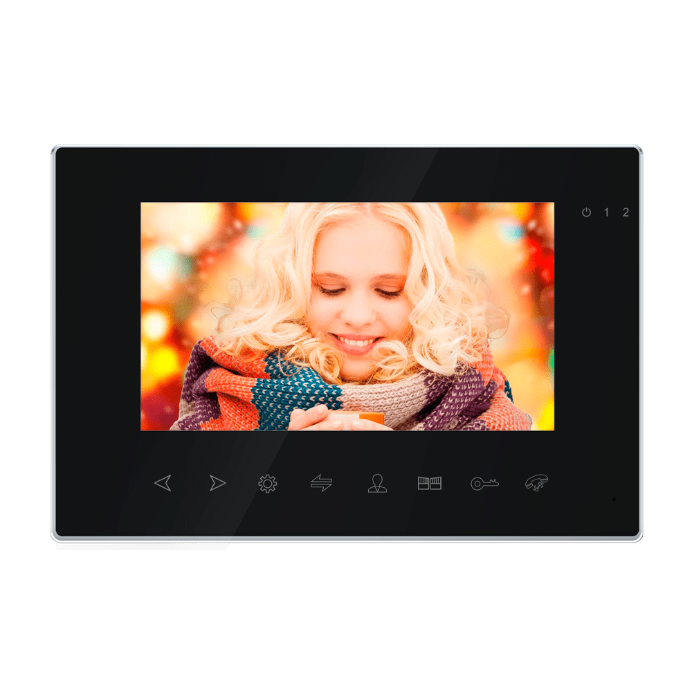 Монитор видеодомофона SatVision SVM-728AMD (Black)