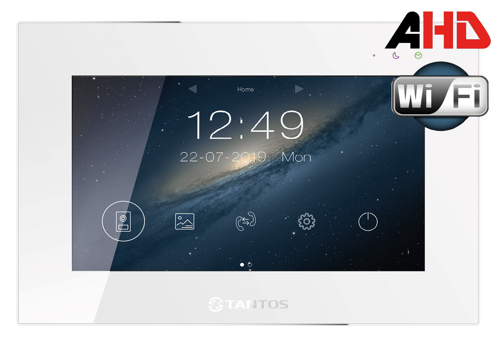 Монитор видеодомофона Tantos Marilyn HD Wi-Fi (White)
