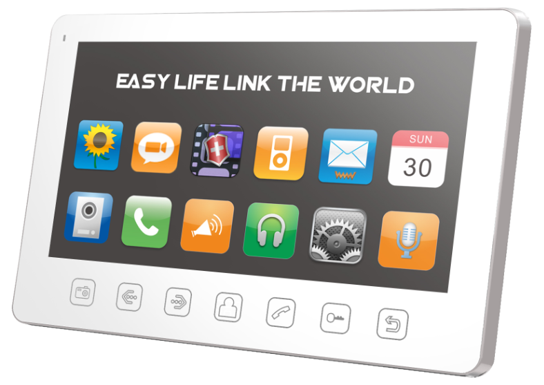 Монитор видеодомофона Tantos Prime Slim (White)