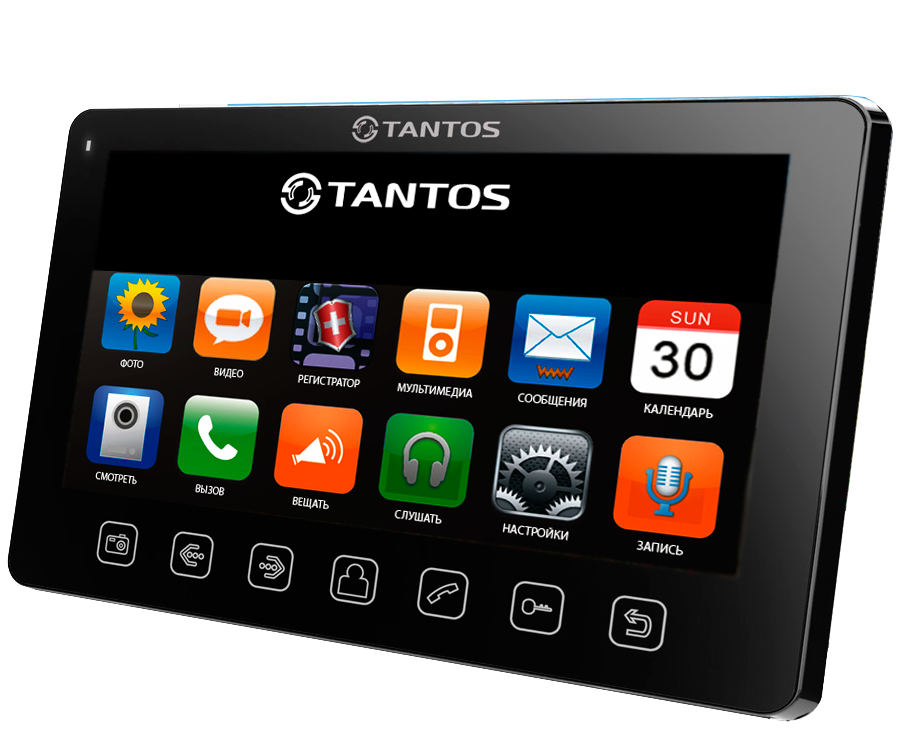 Монитор видеодомофона Tantos Prime Slim (Black)