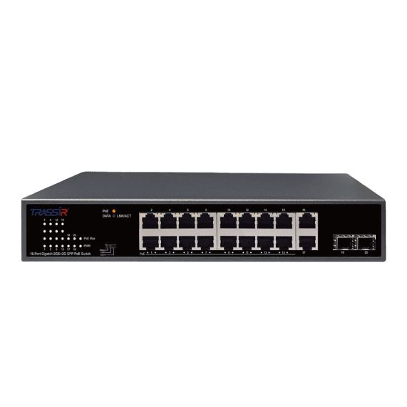 Коммутатор TRASSIR TR-NS14202S-185-16POE