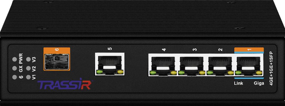 Коммутатор TRASSIR TR-NS15061S-150-4POE